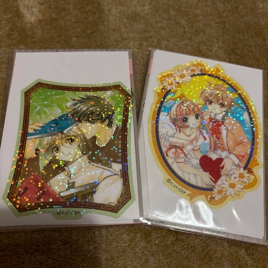 Amazon.co.jp: CLAMP展 トレーディングきらきらクリアステッカー